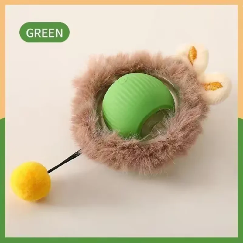 teasing cat ball