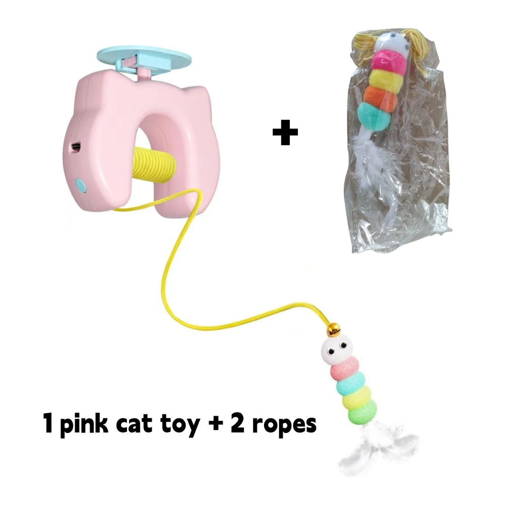 Electric Cat Toy with 2 Ropes