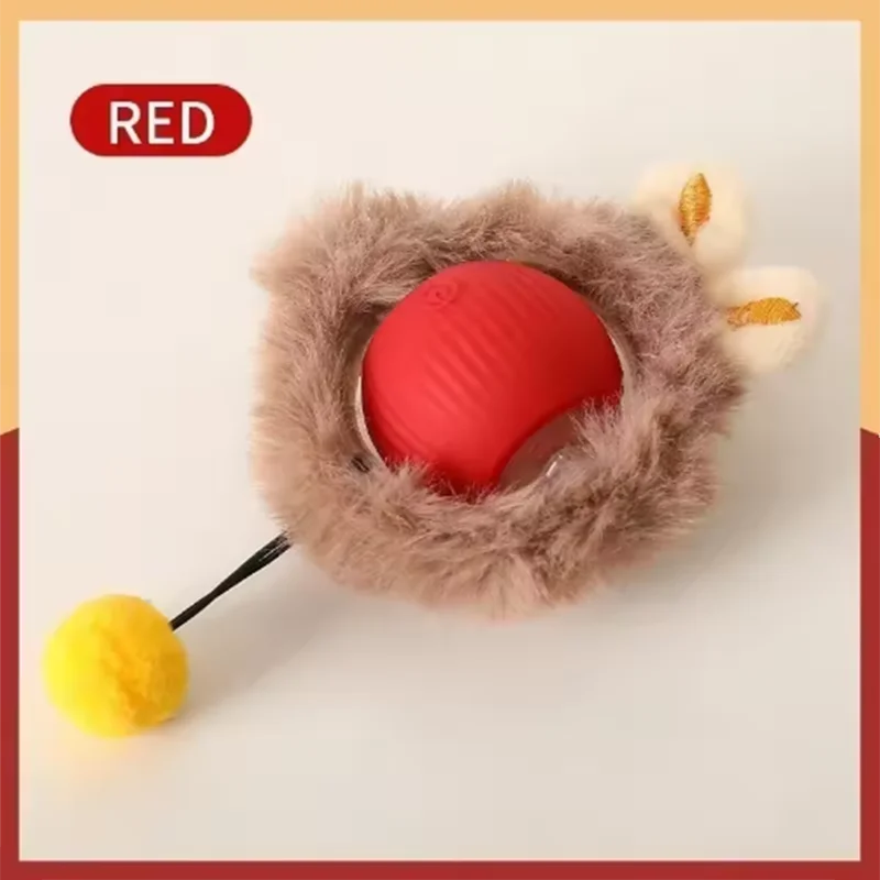 teasing cat ball