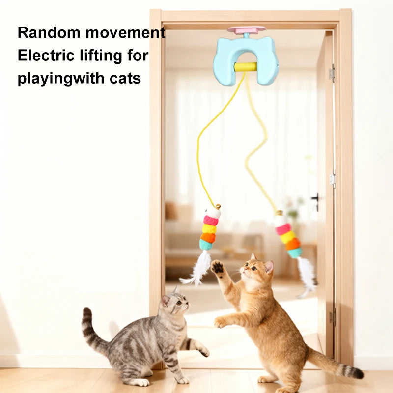 Electric Cat Toy with 2 Ropes
